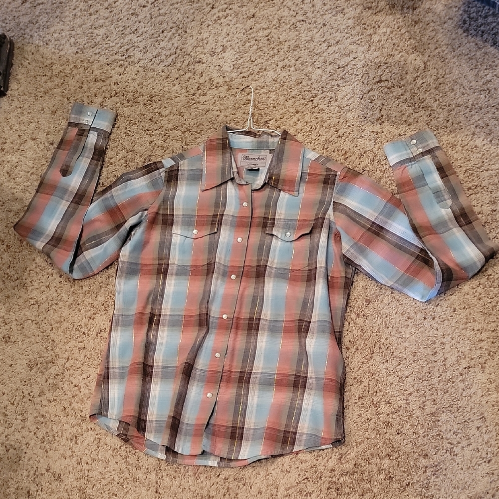 Urban Outfitters Multicolor Plaid Button Down Shirt